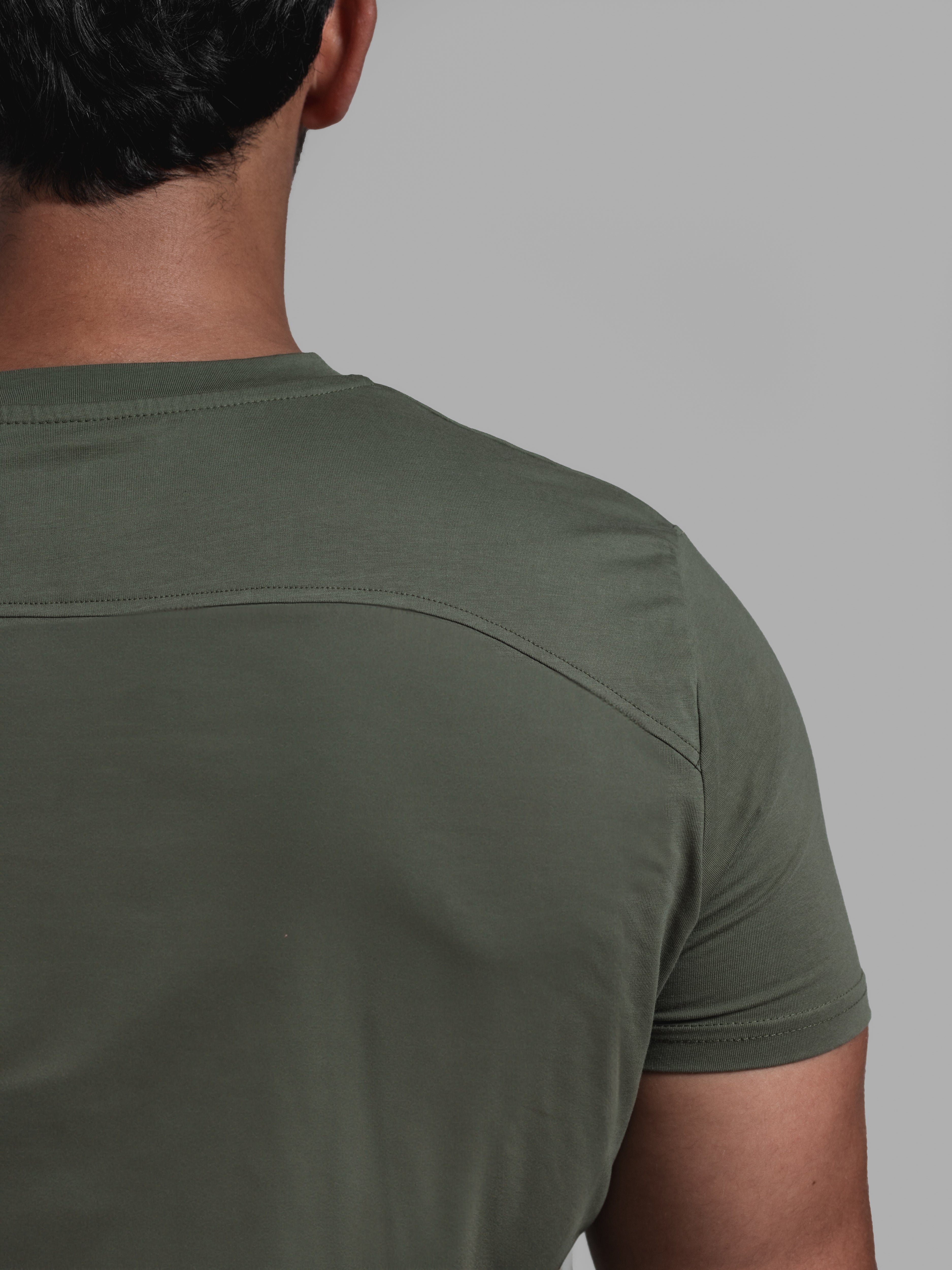 Premium Muscle Tee - Army Green