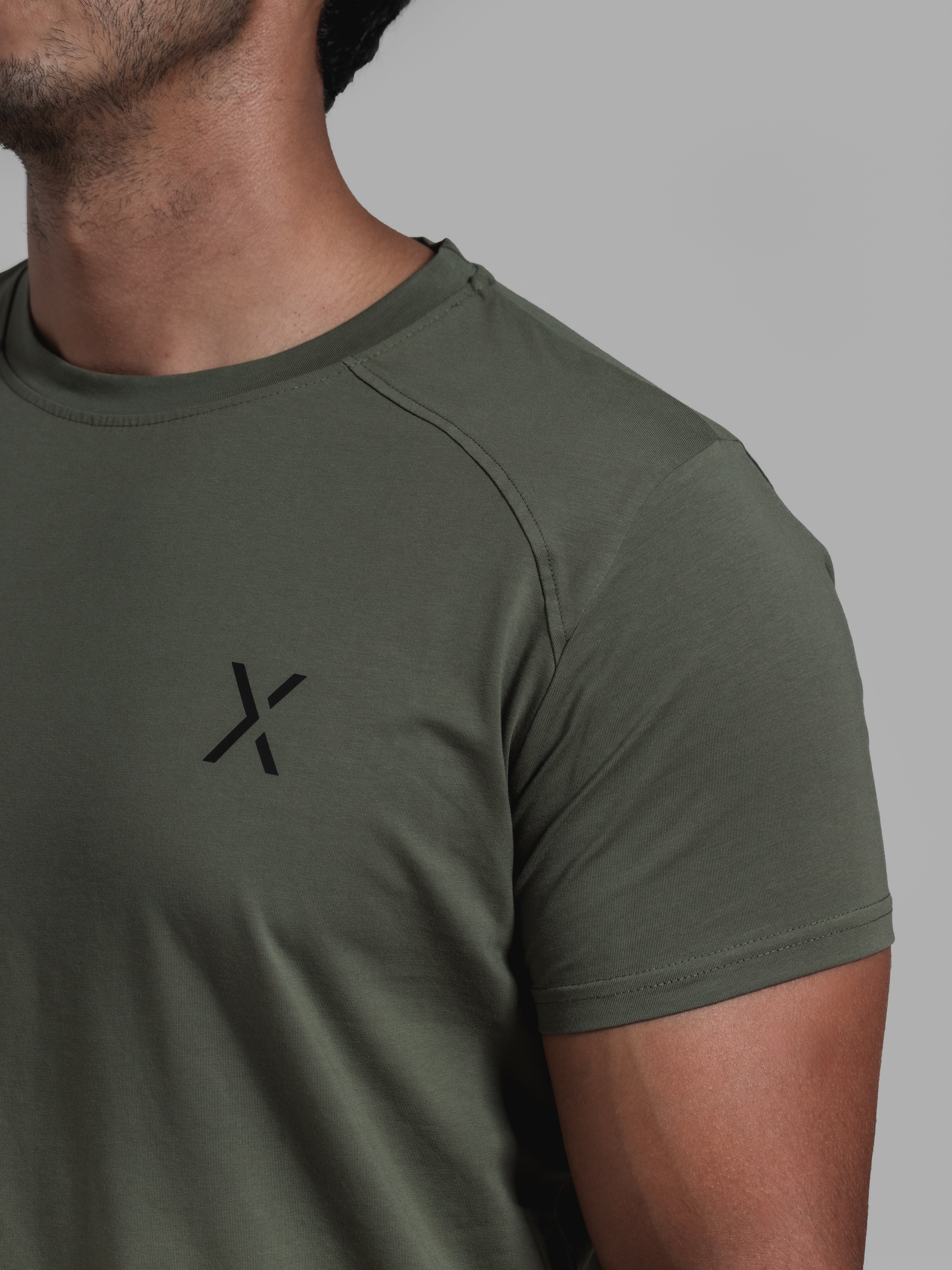 Premium Muscle Tee - Army Green