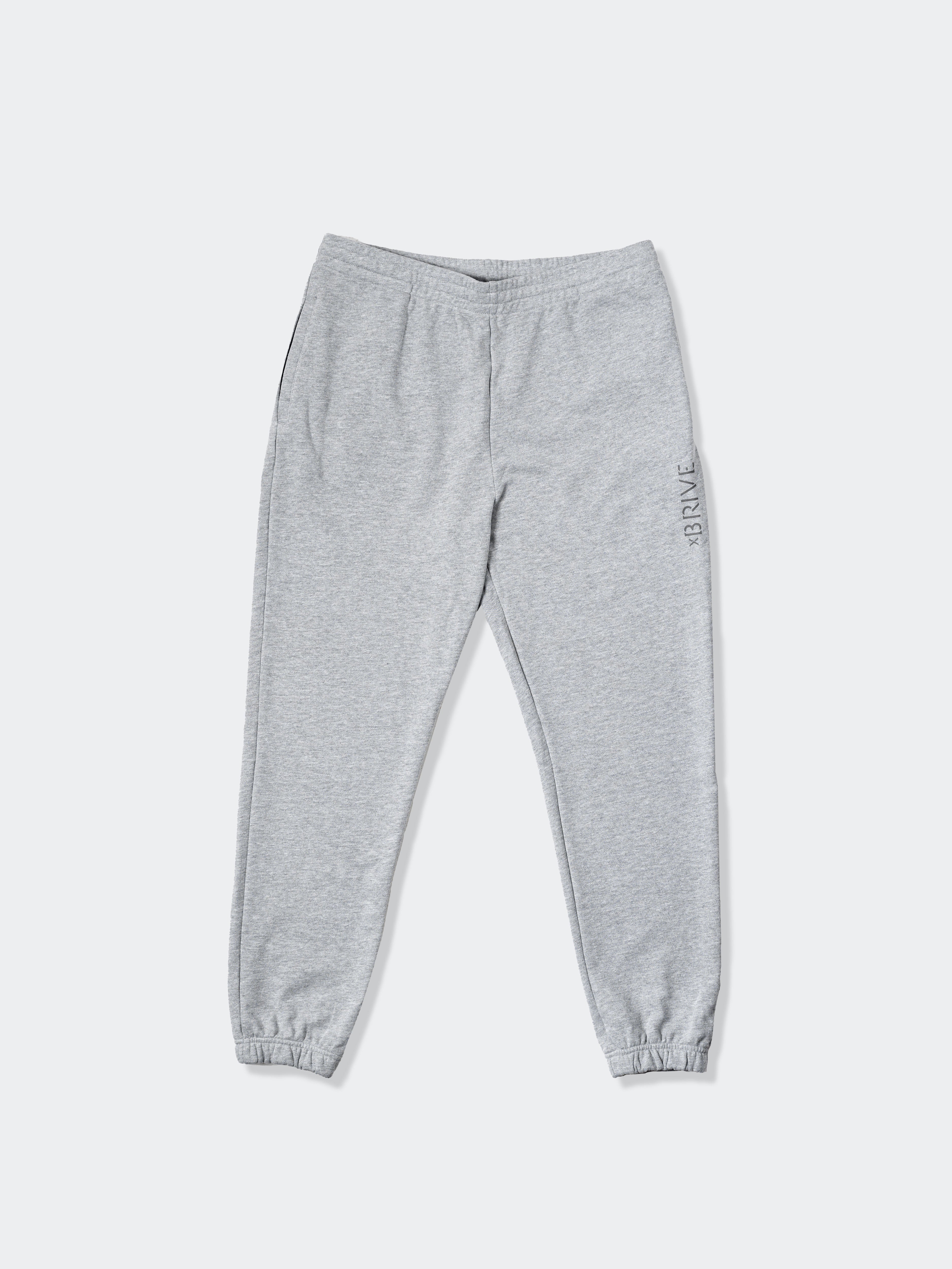 Essential Crest Joggers - Heather Grey