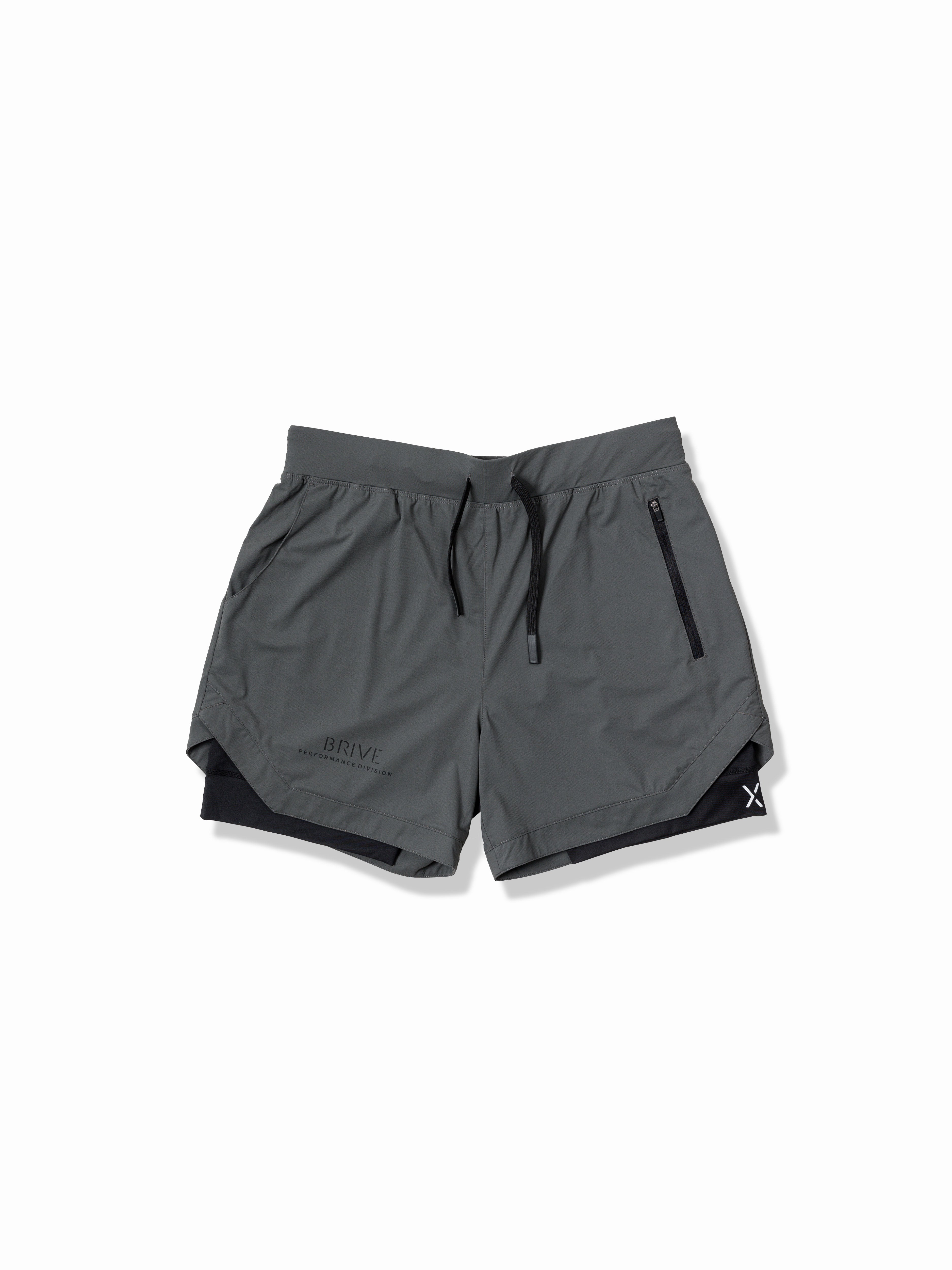 Hybrid Liner Shorts - Iron Grey